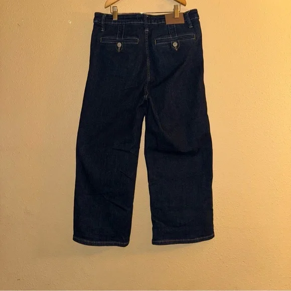 Judy Blue High Waist Wide Leg Cropped Jeans (JB88716) Crop Women’s Size 11/30 - Picture 3 of 6